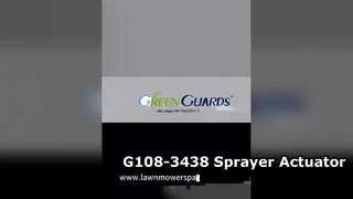 Actuator G108-3438 Past op Toro Multi-Pro 1200/1250/5700-D gazonspuit