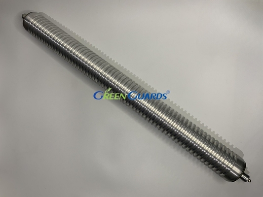 Grasmaaier Roller 22 "Groove Bewerkte Aluminium G068614 Fits Jacobsen Walking Groenmaaiers