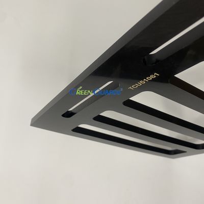 Deeltjes van grasmaaier in het gras Tine Guard Base GTCU51061 Fits John Deere Tractor Mounted Aerators