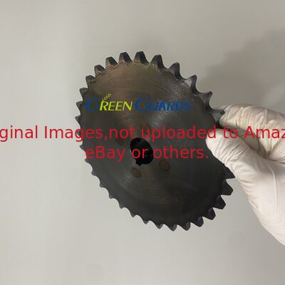 Onderdelen voor gazonmachines Dubbel tandwiel 32 tanden & 12 tanden G210407 Past op Millcreek 3100/3200 Turf Tiger strooiers